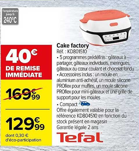 Cake Factory Tefal