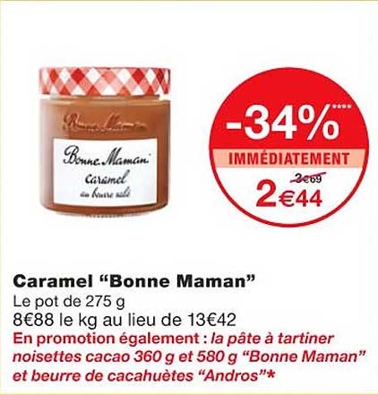 caramel "bonne maman"