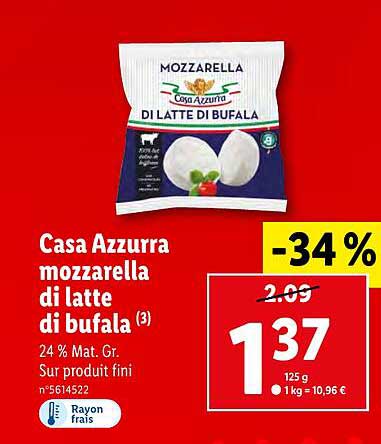 casa azzurra mozzarella di latte di bufala