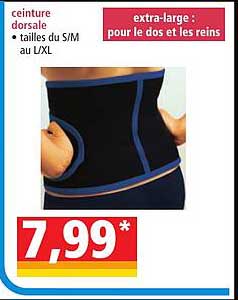ceinture dorsale