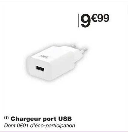 chargeur port usb