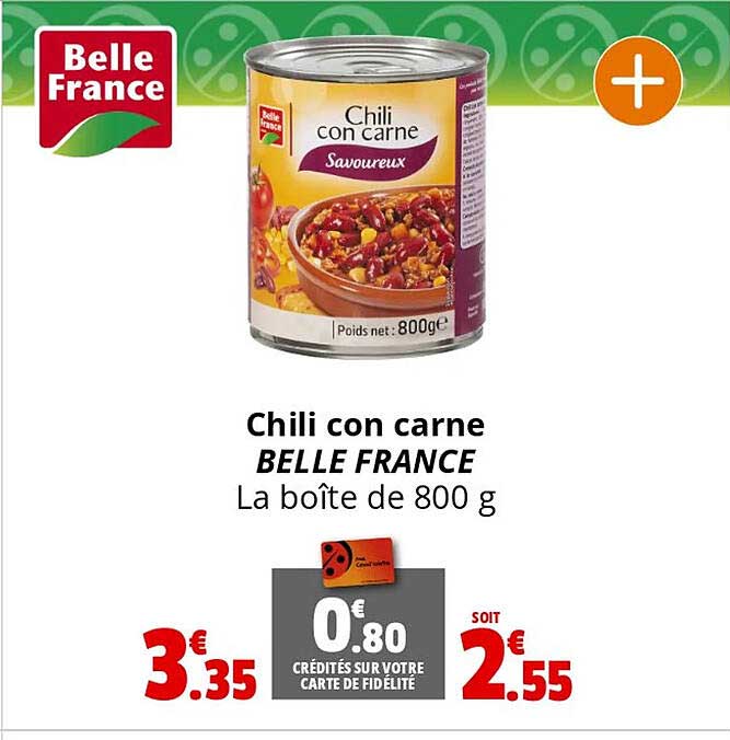 chili con carne belle france