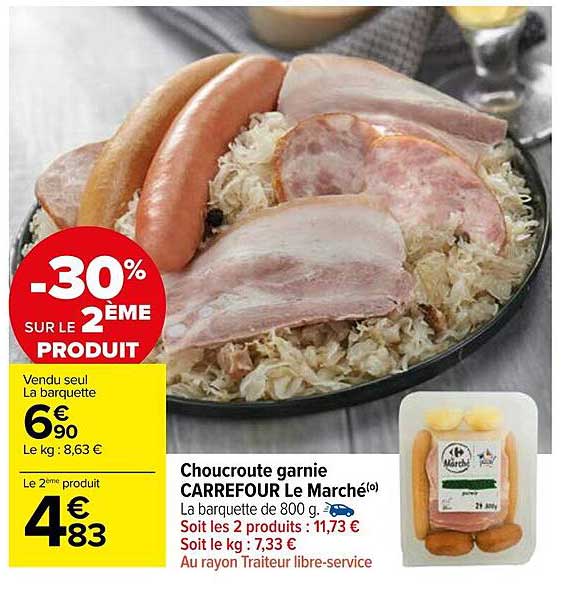 Choucroute Garnie Carrefour Le Marché