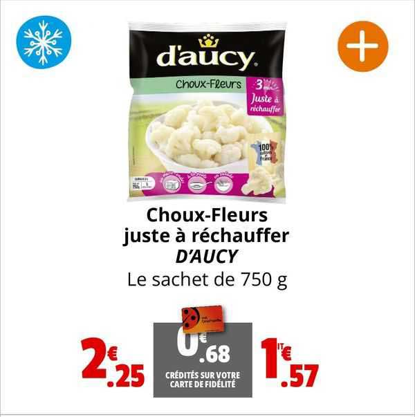 choux-fleurs juste à réchauffer d'aucy