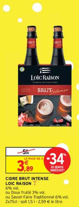 cidre brut intense loïc raison