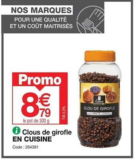 clous de girofle en cuisin e