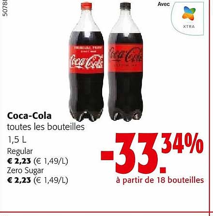 coca-cola regular, zero sugar