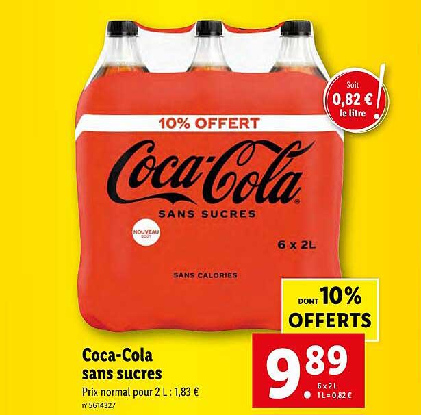 coca-cola sans sucres
