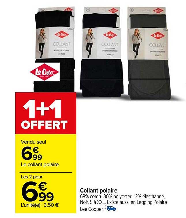 collant polaire lee cooper