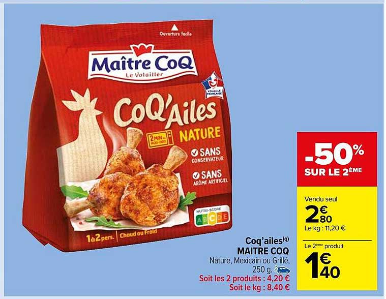 coq'ailes maître coq