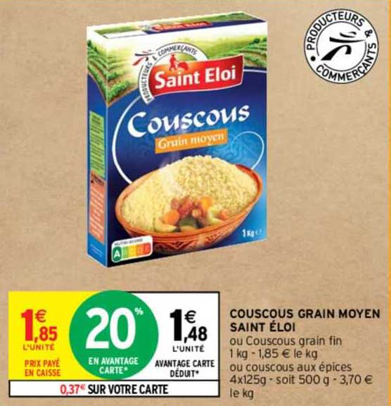couscous grain moyen saint éloi