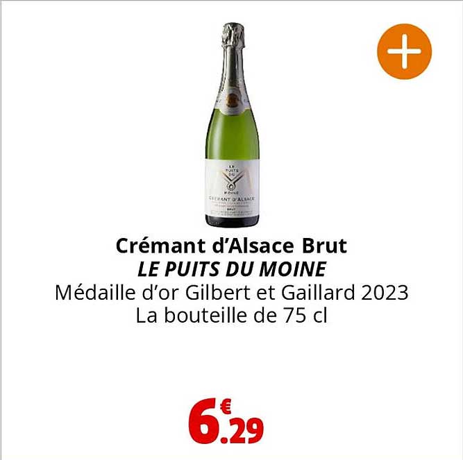 crémant d'alsace brut le puits du moine