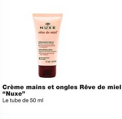 Crème Mains Et Onglets Rêve De Miel "nuxe"