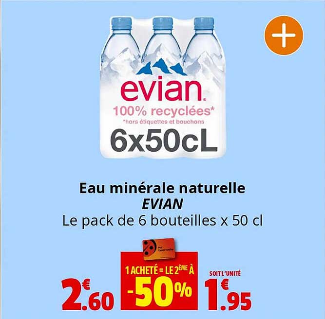 Eau Minérale Naturelle Evian