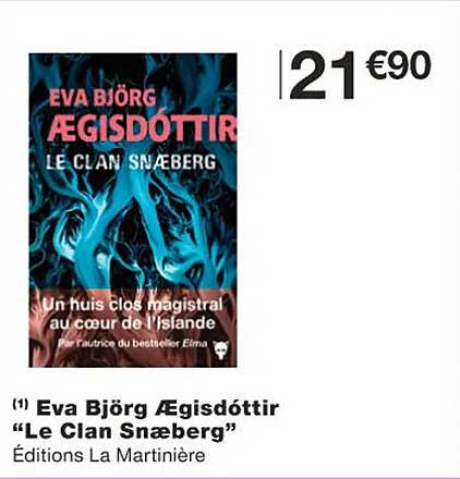 eva björg ægisdóttir "le clan snæberg"