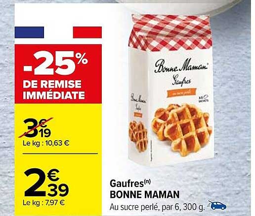 gaufres bonne maman