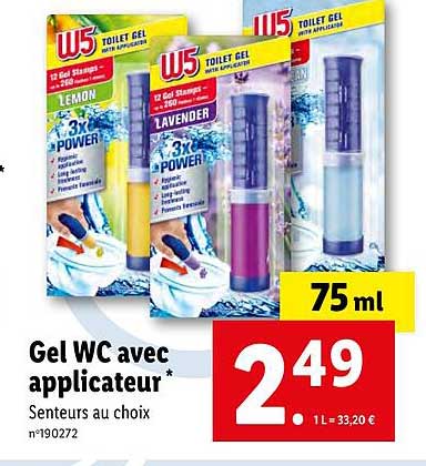 Gel Wc Avec Applicateur