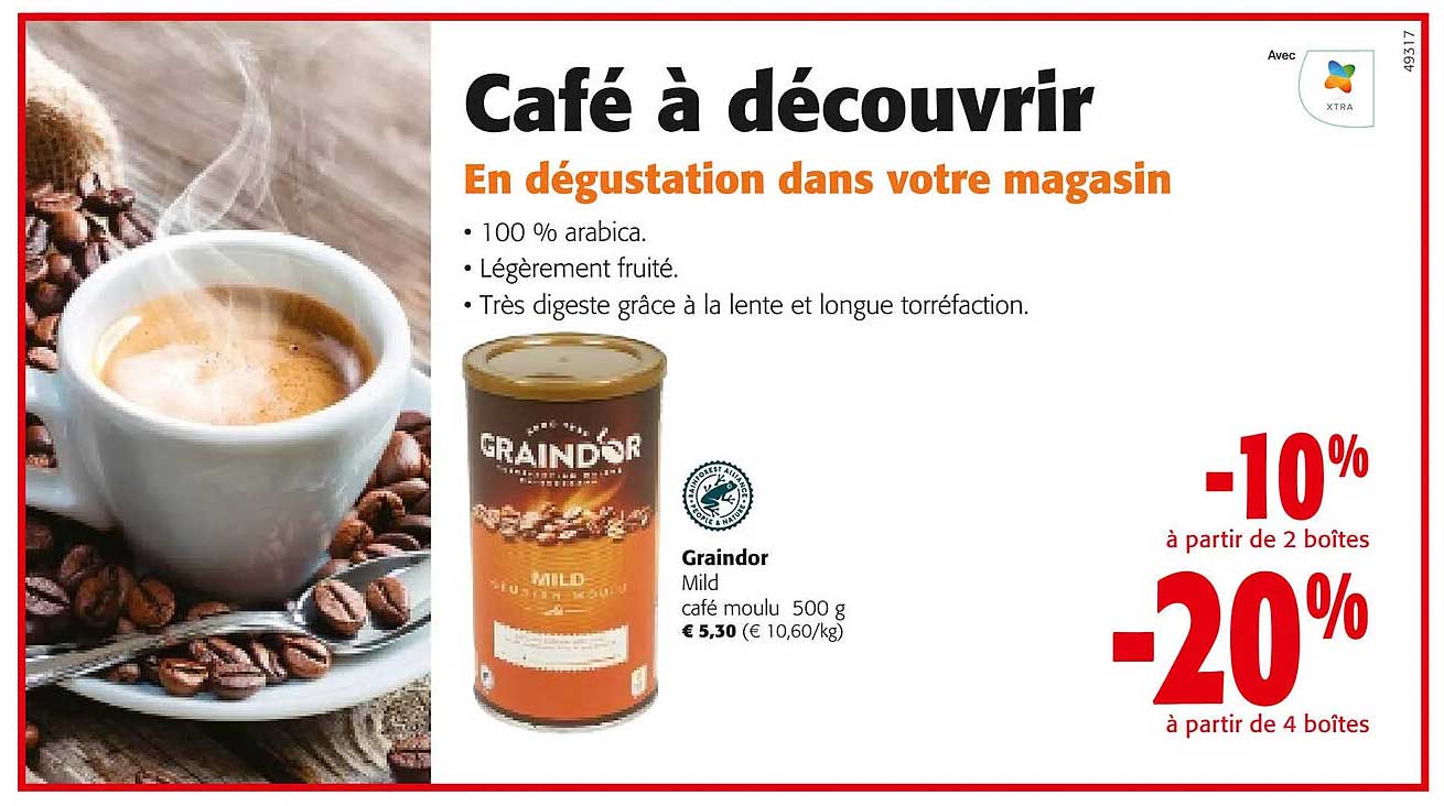 graindor mild café moulu