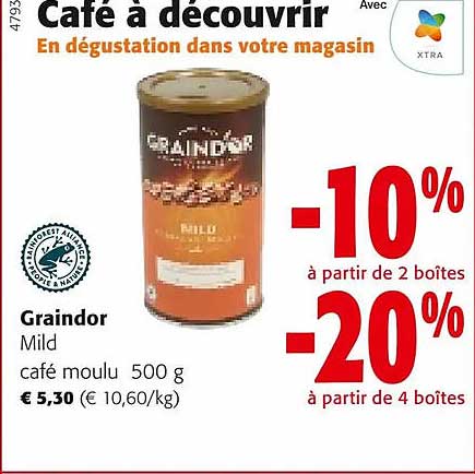 Graindor Mild Café Moulu