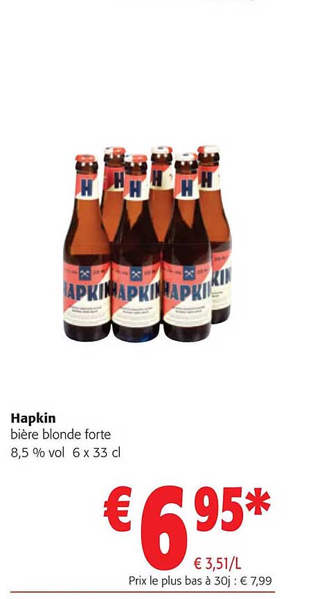 hapkin bière blonde forte 8,5% vol