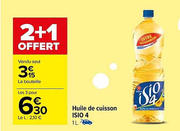 huile de cuisson isio 4