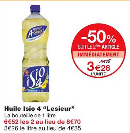 huile isio 4 "lesieur"