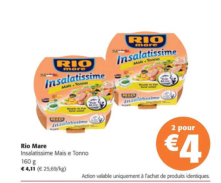 Insalatissime Mais E Tonno Rio Mare