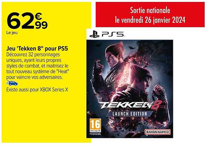 Jeu 'tekken 8" Pour Ps5