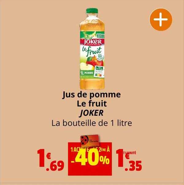 Jus De Pomme Le Fruit Joker
