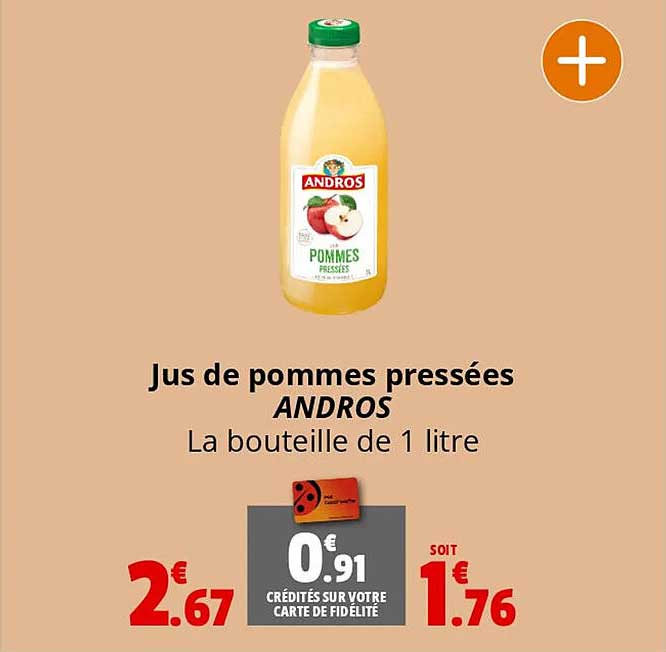 Jus De Pommes Pressées Andros