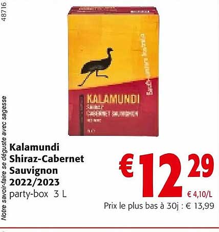 kalamundi shiraz-cabernet sauvignon 2022/2023