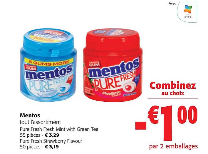 l'assortiment mentos
