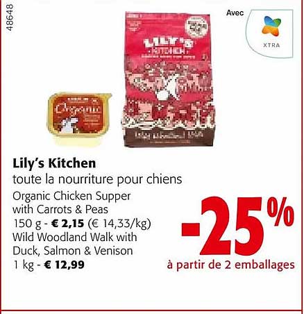 la nourriture pour chiens lily's kitchen