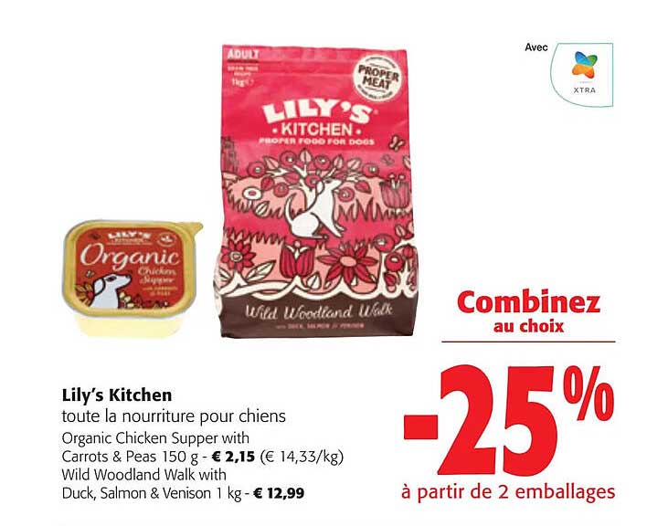 la nourriture pour chiens lily's kitchen