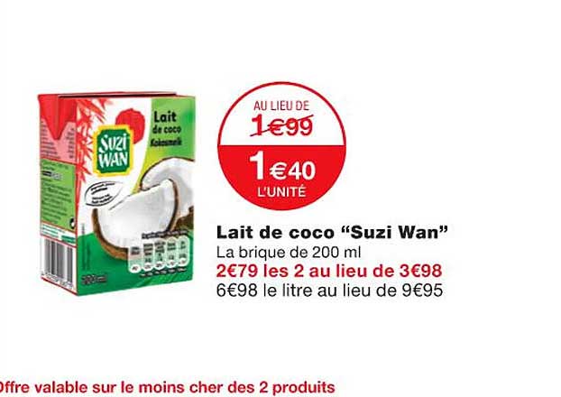 lait de coco "suzi wan""