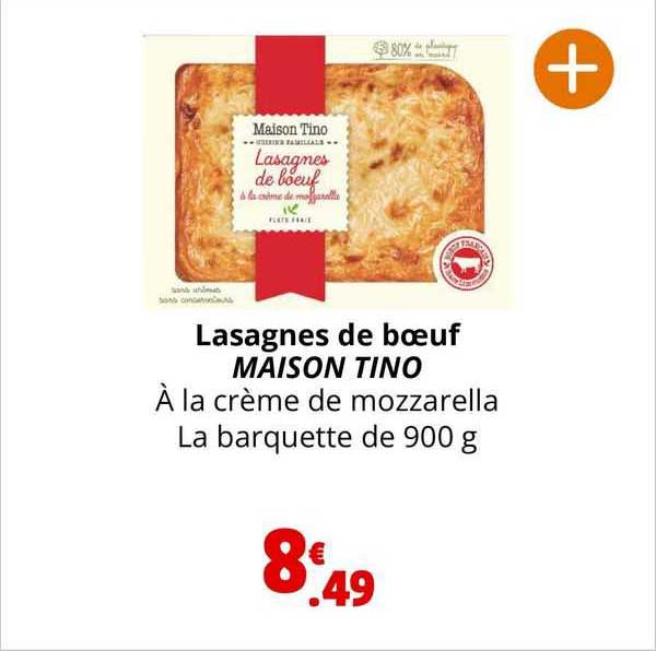 Lasagnes De Bœuf Maison Tino