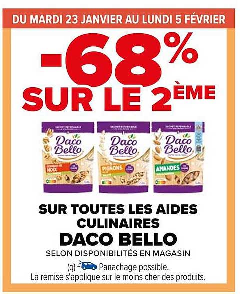 les aides culinaires daco bello