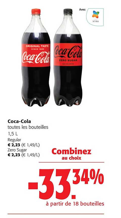 les bouteilles coca-cola