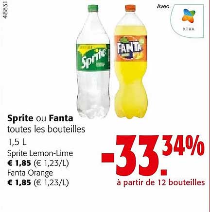 Les Bouteilles Sprite Ou Fanta