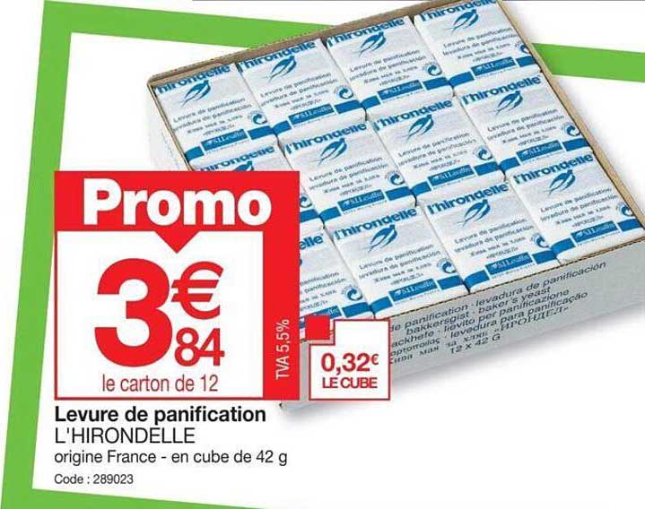 levure de panification l'hirondelle