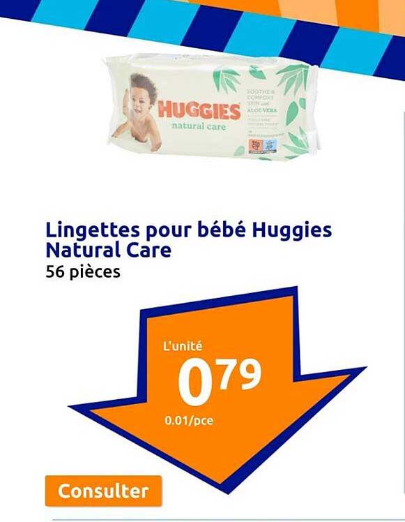 Lingettes Pour Bébé Huggies Natural Care