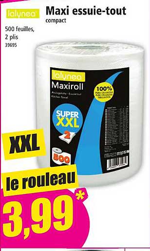 maxi essuie-tout compact lalynea