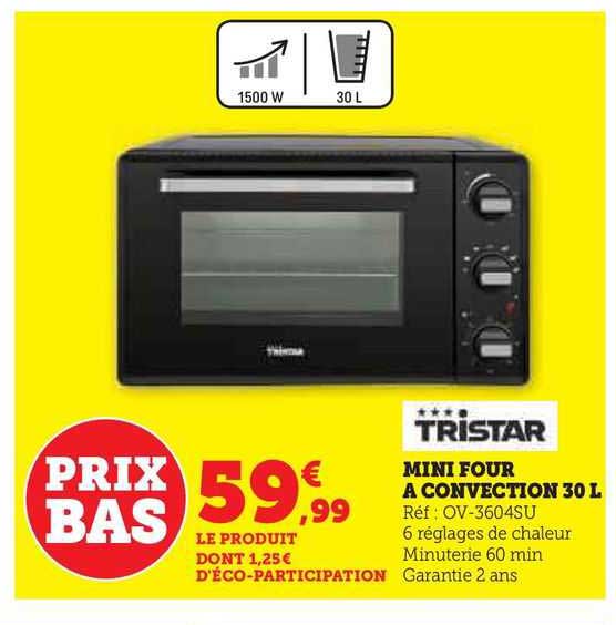 mini four à convection 30l tristar