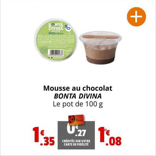 mousse au chocolat bonta divina
