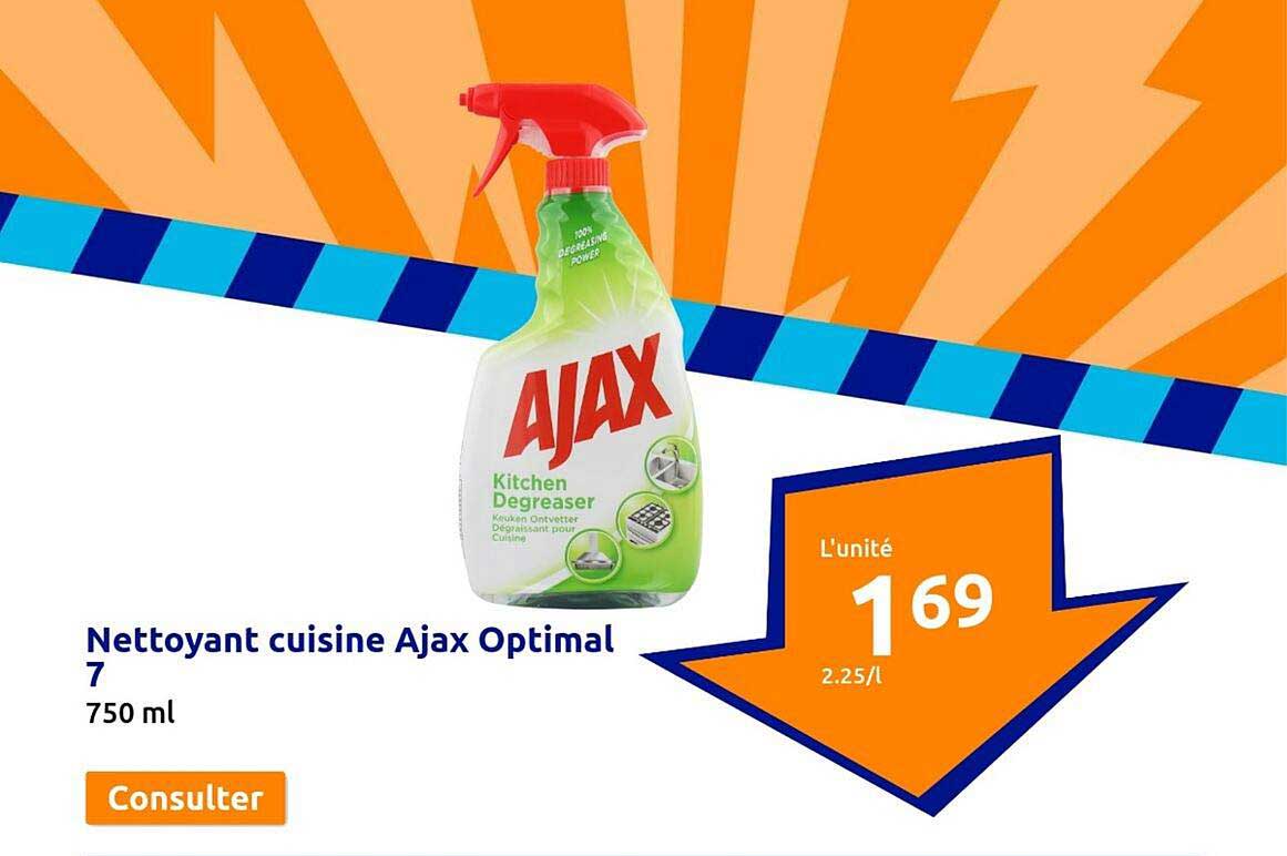 nettoyant cuisine ajax optimal