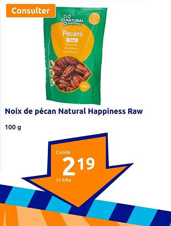 Noix De Pécan Natural Happiness Raw