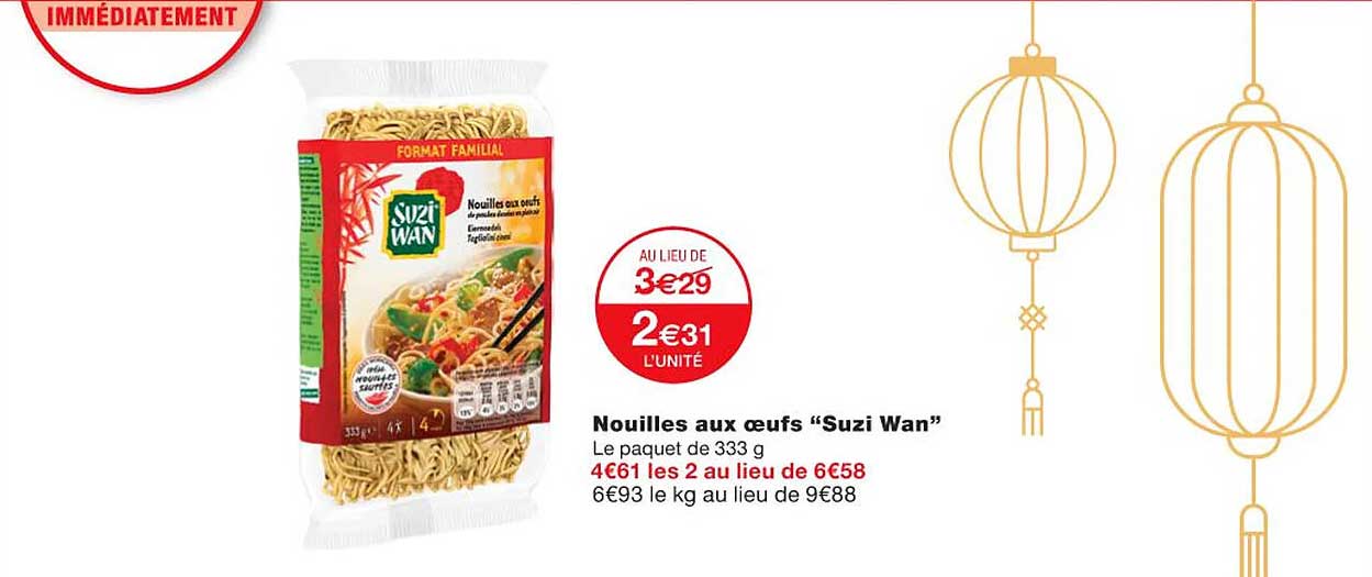 nouilles aux œufs "suzi wan"