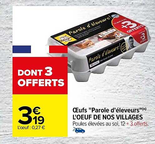 œufs "parole d'éleveurs" l'œuf de nos villages
