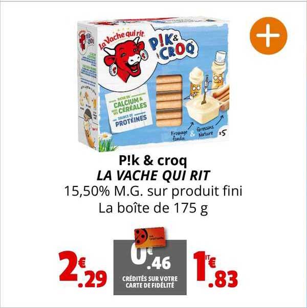 p!k & croq la vache qui rit