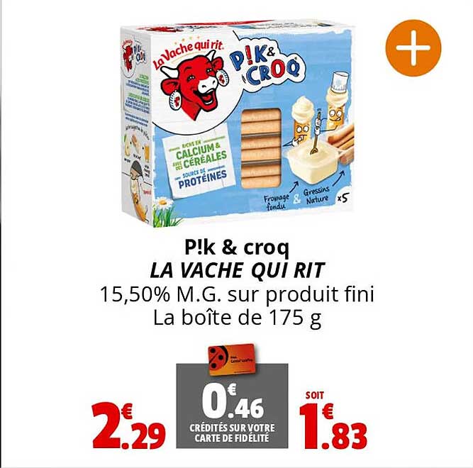 p!k & croq la vache qui rit